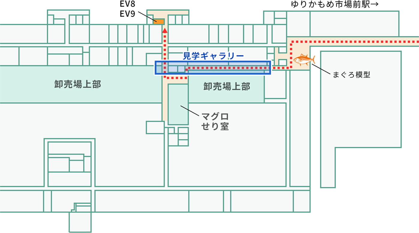 水産卸売場棟　2F